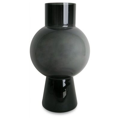 Vase Rond noir D17 H31cm