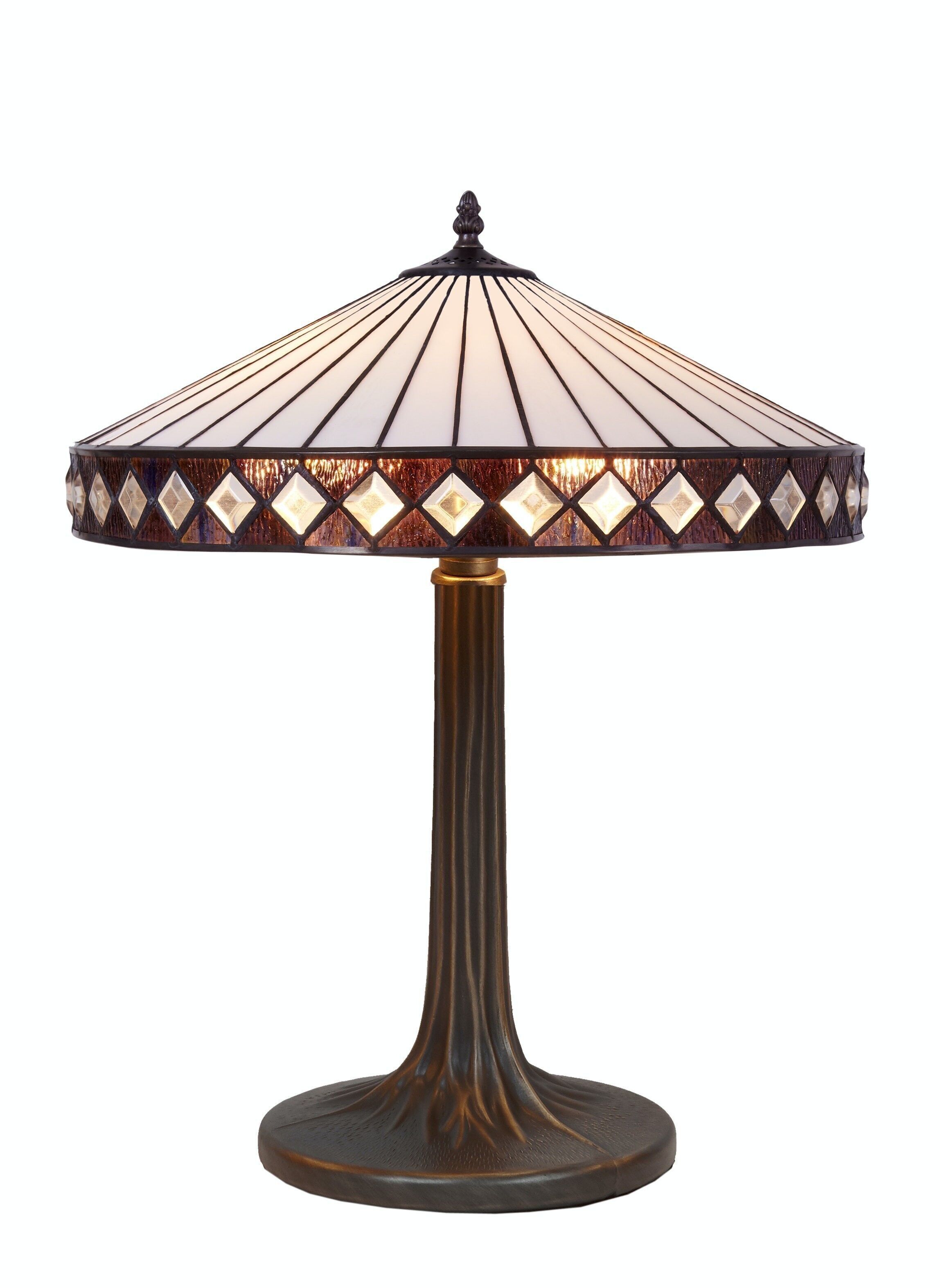 Sobremesa Tiffany base árbol Serie Ilumina D-45cm LG290300M