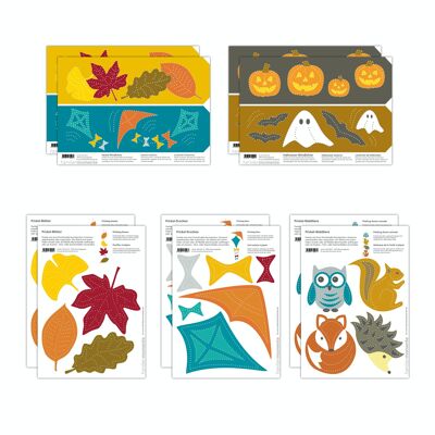Sparkle templates autumn - 10 sheets