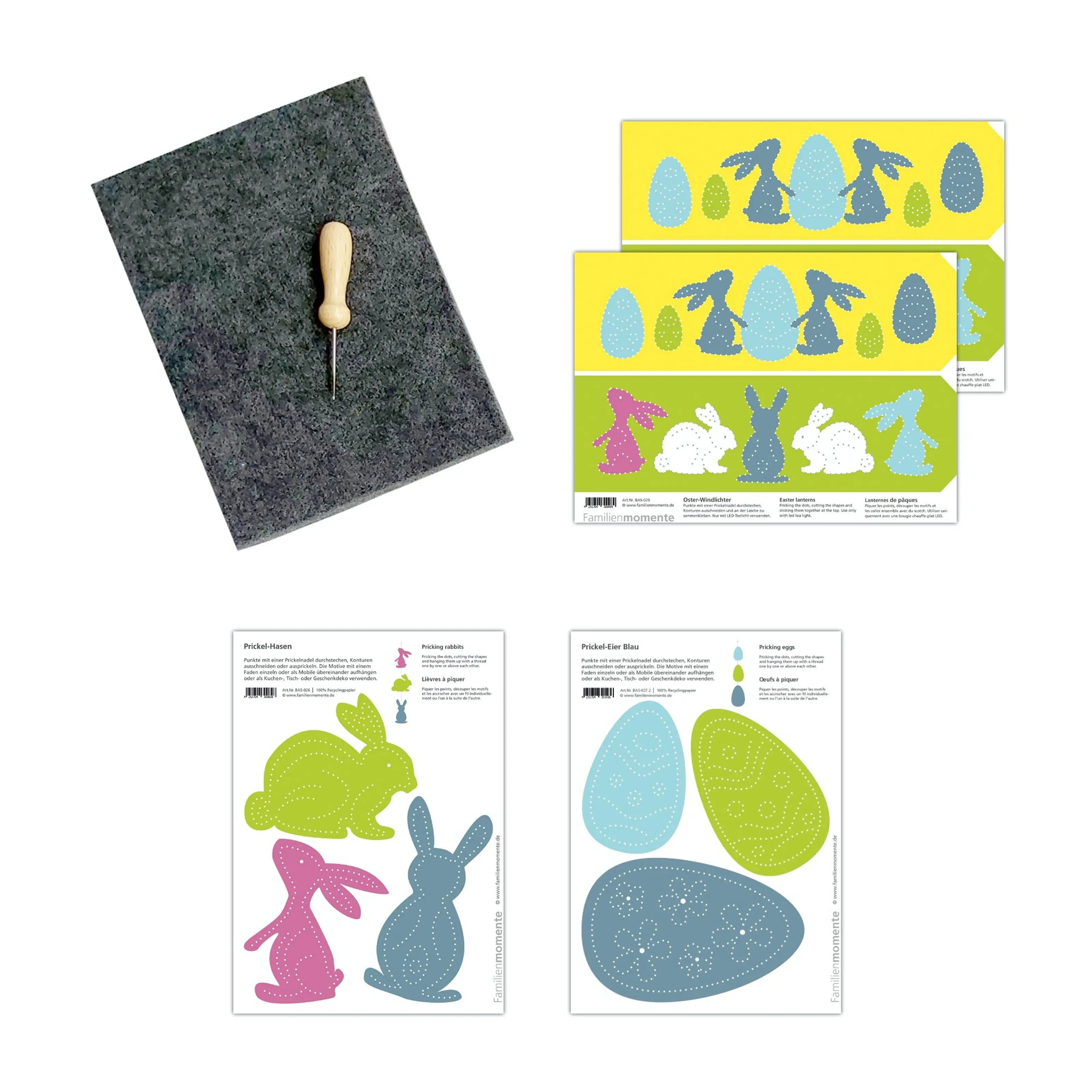 CUEMOON Lot d'aiguilles à picoter avec 10 images de broderie, 2 aiguilles à priser et 2 feutres à prix, 6 crayons de couleur, autocollants inclus, conçu pour les petites mains, kit d'art CUEMOON Lot d'aiguilles à picoter avec 10 images de broderie, 2 aiguilles à priser et 2 feutres à prix, 6 crayons de couleur, autocollants inclus, conçu pour les petites mains, kit d'art