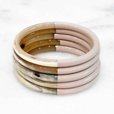 Colored genuine horn bracelet - Color 5053C