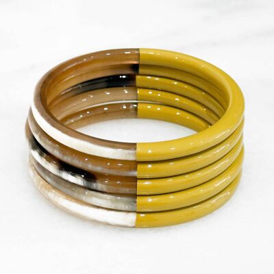 Colored genuine horn bracelet - Color 7754C