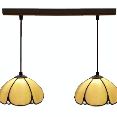Tiffany ceiling pendant strip Virginia Series D-20cm x2 LG212902