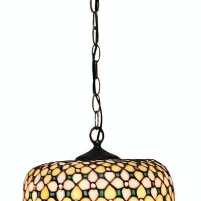 Ceiling pendant smaller diameter 20cm with chain Tiffany Queen Series LG213799