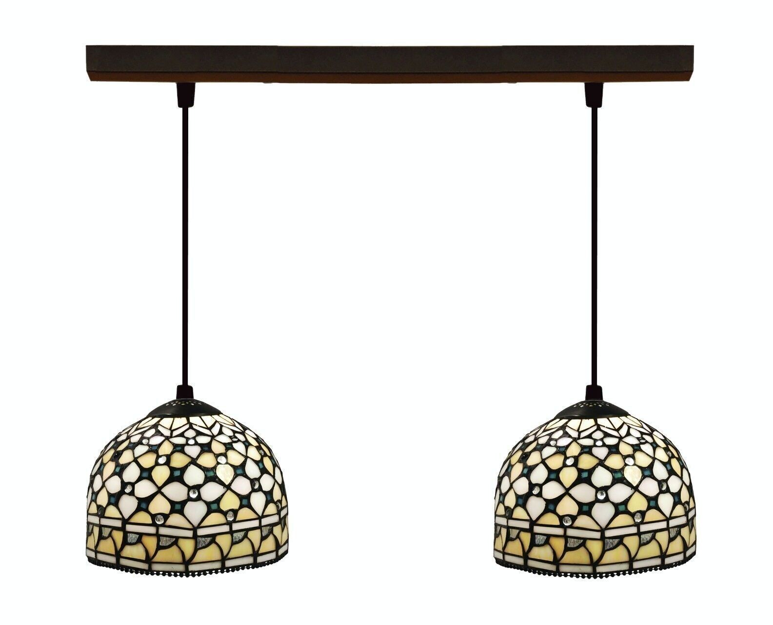 Colgante de techo Tiffany regleta Serie Queen D-20cm x2 LG213902