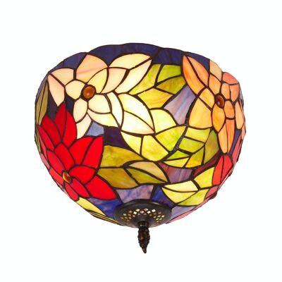 Medium ceiling lamp Tiffany diameter 30cm Güell Series LG222900