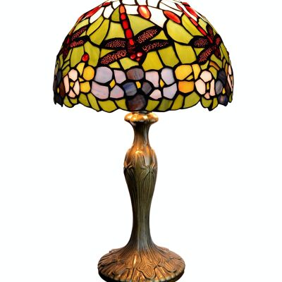 Foma base table lamp with Tiffany screen diameter 30cm Compact Series New LG430664