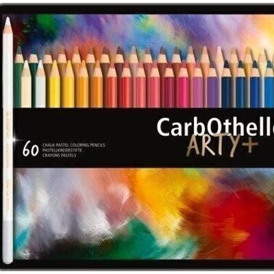 Cayons pastel - Boîte métal x 60 STABILO CarbOthello ARTY+