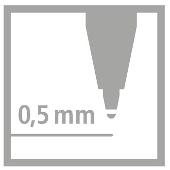Recharge stylo - Boîte x 3 STABILO EASYoriginal 0,5 mm - encre bleue effaçable 2