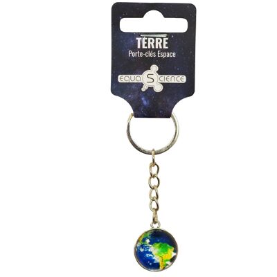 Space key ring - Earth