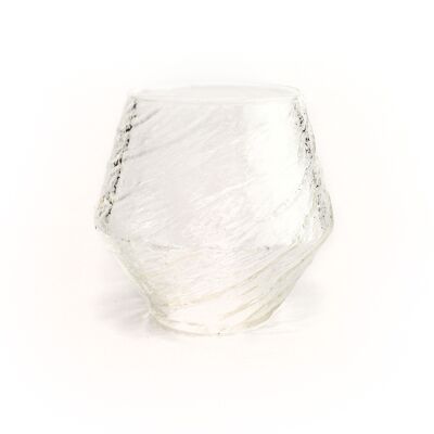 Hurricane glass whiskey glass