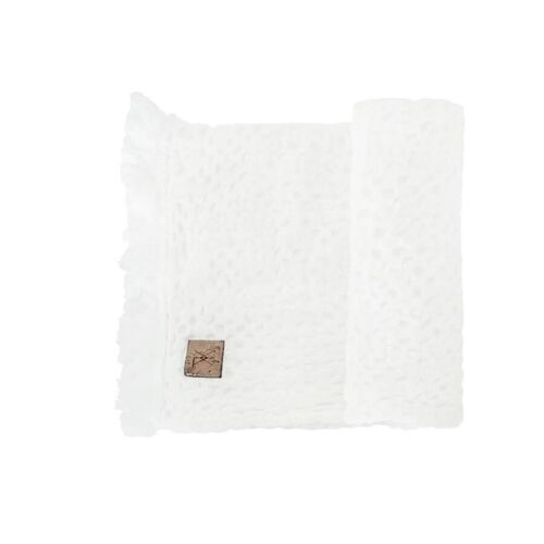 BEDA linen waffle towel, 44 x 80 cm