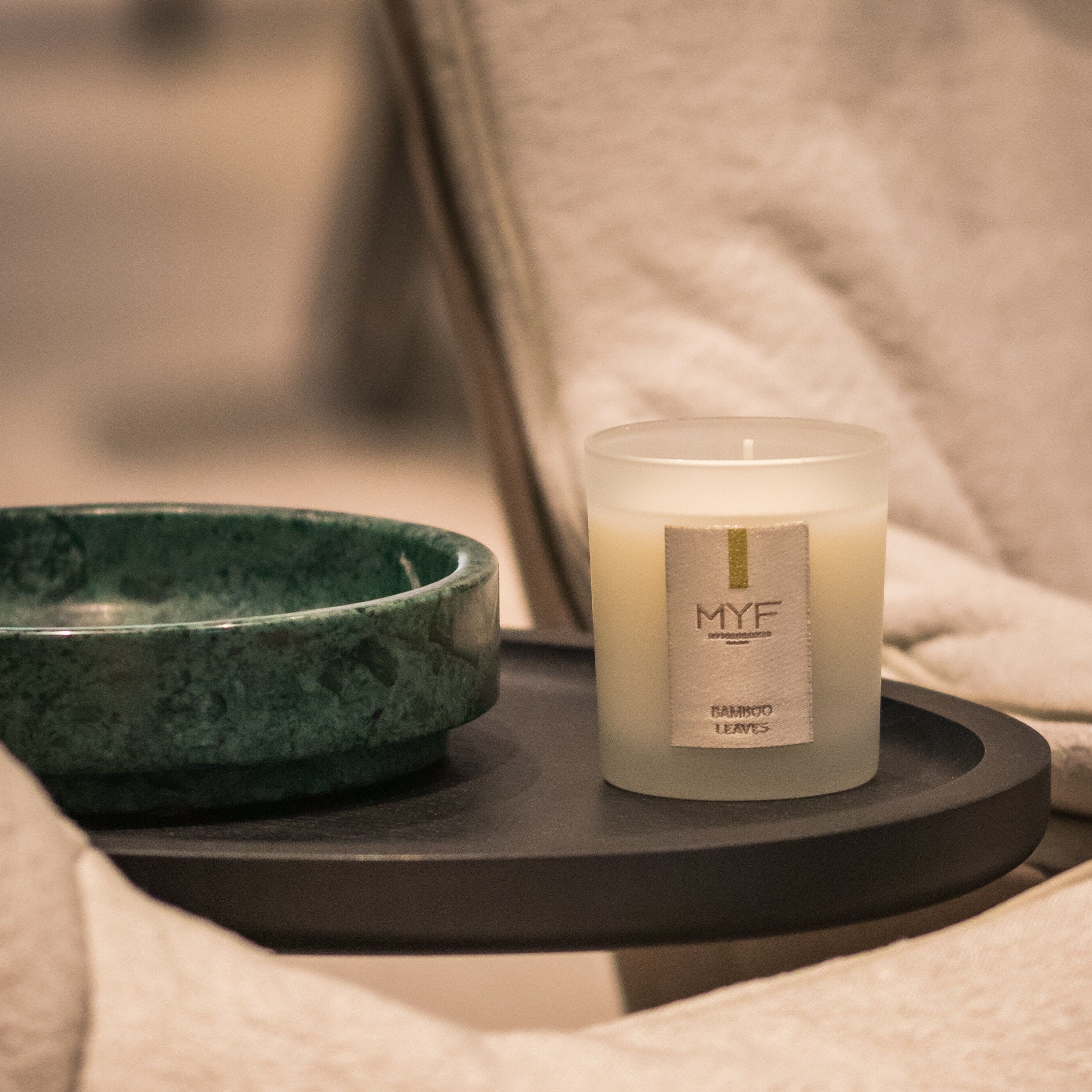 Scented Candle 160gr Bamboo Leaves Candela Profumata