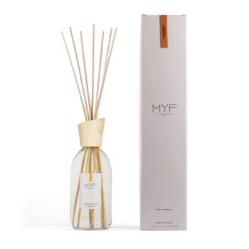 Fabriqué en Italie Diffuseur Parfum de Maison 100-250-500 ml Bois de Santal & Orange Diffuseur d'Ambiance 9