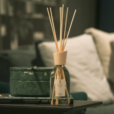 Made in Italy Reed Diffuser Home Fragrance 100-250-500 ml Bamboo Leaves Diffuser for Environment