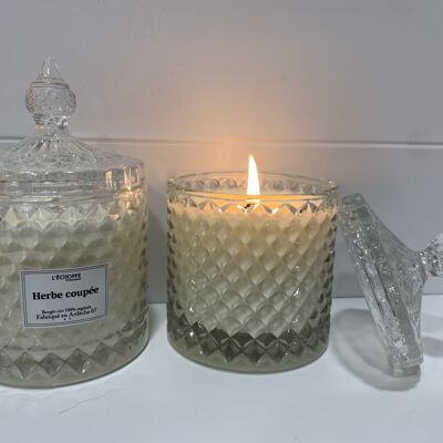 SCENTED CANDLE HERBE COUPEE BONBONNIERE 200 G OF 100% VEGETABLE WAX SOYA