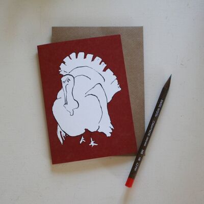 Turkey Card - Single card
