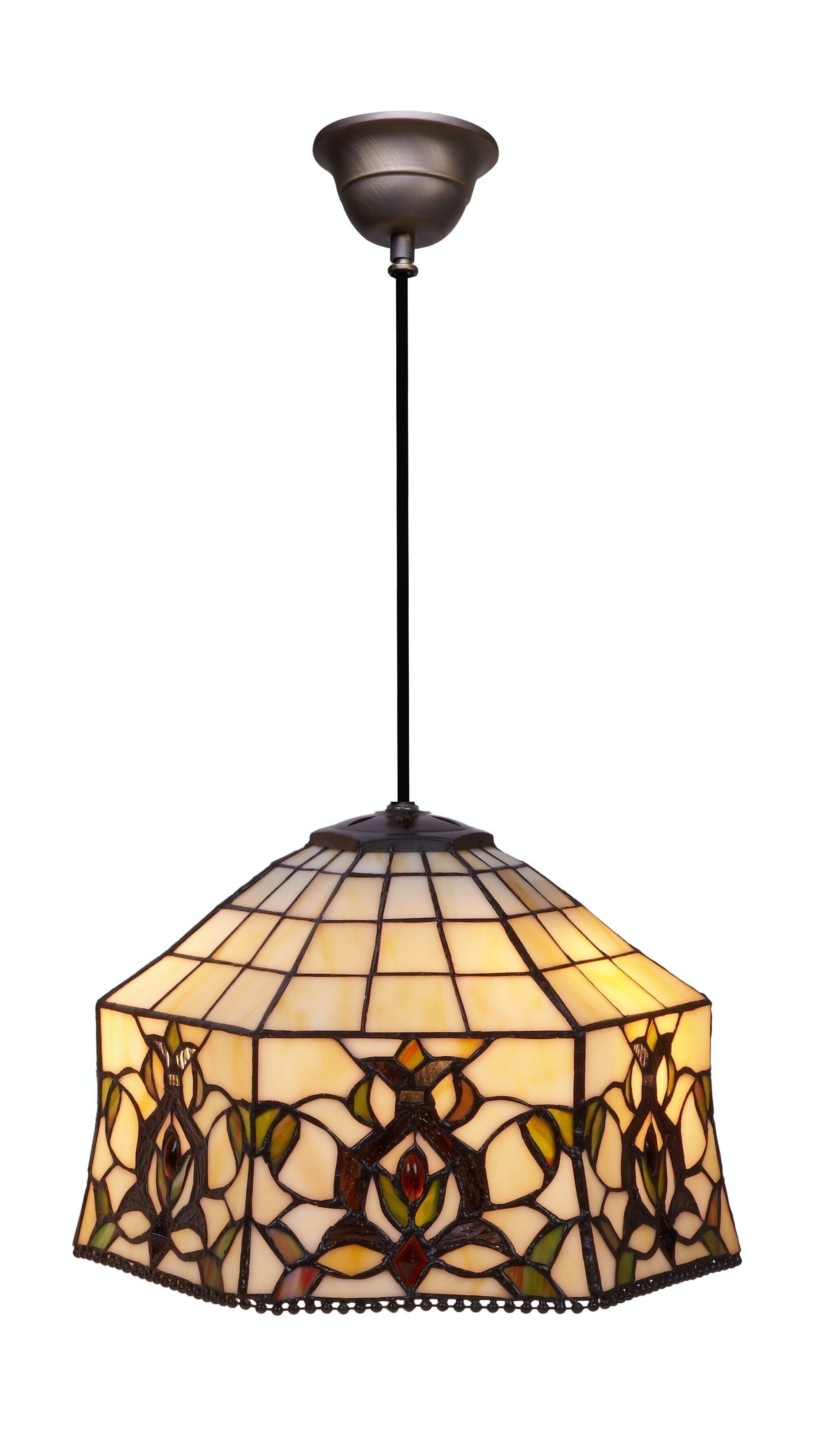 Anhänger mit Kabel Tiffany Serie Hexa D-30cm LG242400