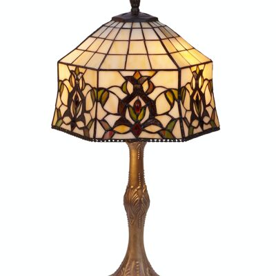 Foma tabletop base with Tiffany screen diameter 30cm Hexa Series LG242660