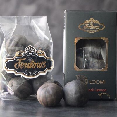 DRIED BLACK LEMONS GAUGE 1 - 50 G. x 6