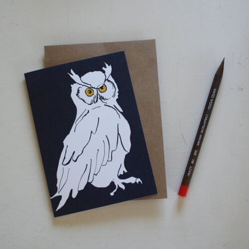 Owl Card - Single card