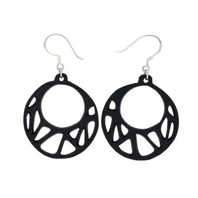 Ella Geometric Recycled Rubber Earrings