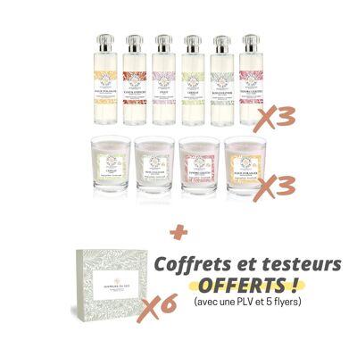 Pack Découverte Parfums pour la Maison et Bougies Parfumées