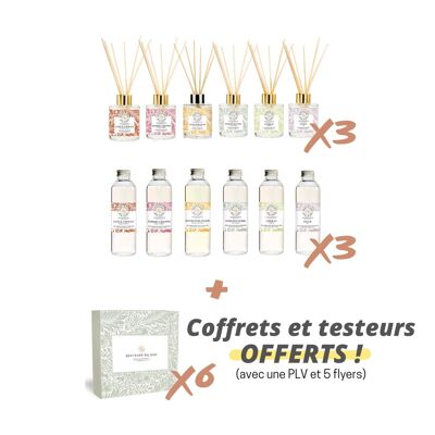 Pack Découverte Bouquets Parfumés et Recharges Bouquets Parfumés