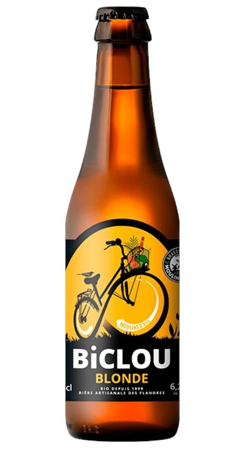 Bière blonde Biclou 6.2° 33cl