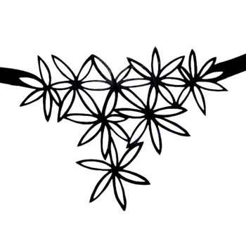 Tour de cou en forme d'étoile Pentas Flower Statement 5