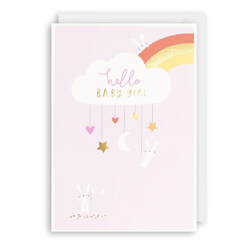 BABY GIRL Birthday Card