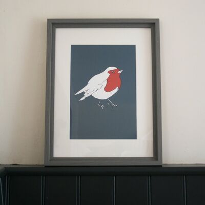 Robin Giclee Print - Framed
