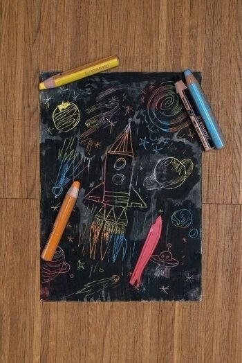 Crayons multi-talents - Etui carton x 18 STABILO woody 3 in 1 + 1 pinceau rond taille 8 + 1 taille-crayon 6