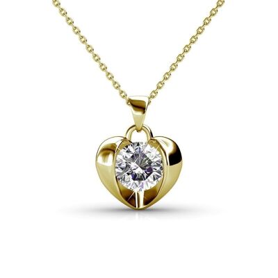 Simply Love Pendants - Gold and Crystal