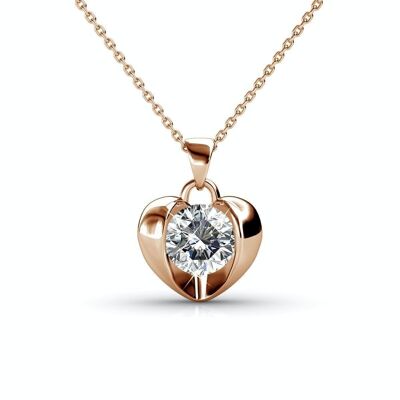 Simply Love Pendants - Rose Gold and Crystal