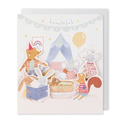 Beautiful Baby Boy Birthday Card