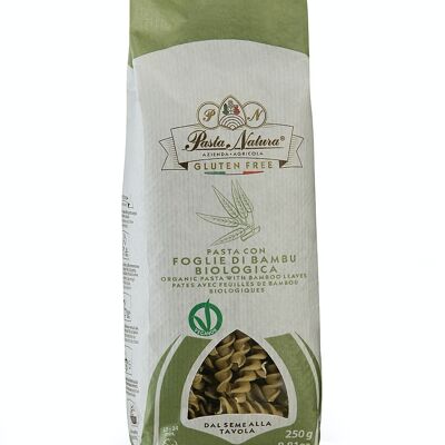 Fusilli with Organic Bamboo Leaves, Gluten Free & Vegan