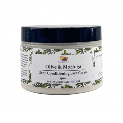 Crema acondicionadora profunda de oliva y moringa