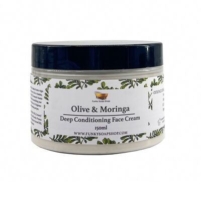 Crème revitalisante en profondeur à l'olive et au moringa