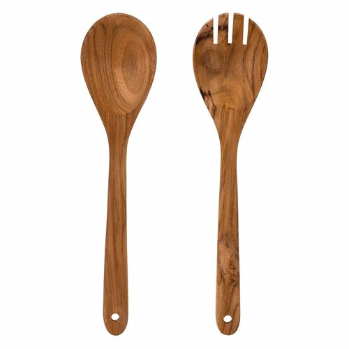 Upcycled Eco Friendly Wooden Salad Servers