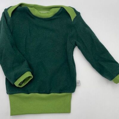 Ecopitchoun recycled knit baby sweatshirt