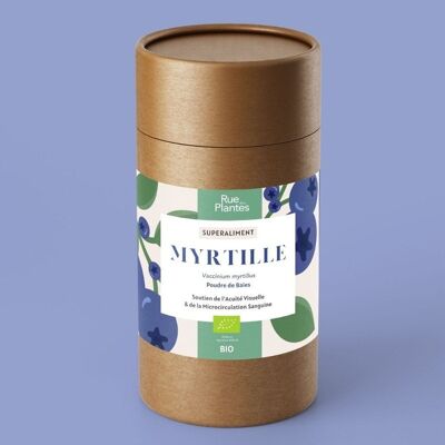 Mirtillo biologico in polvere 100g - Wonder-Plantes