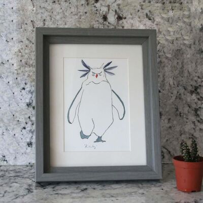 Rockhopper Pinguin Mini-Print