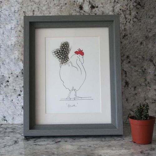 Herk Cockerel Mini Print