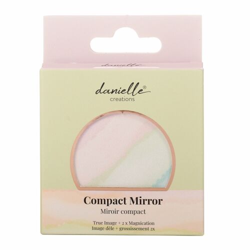 Pastel Compact Mirror - Orange