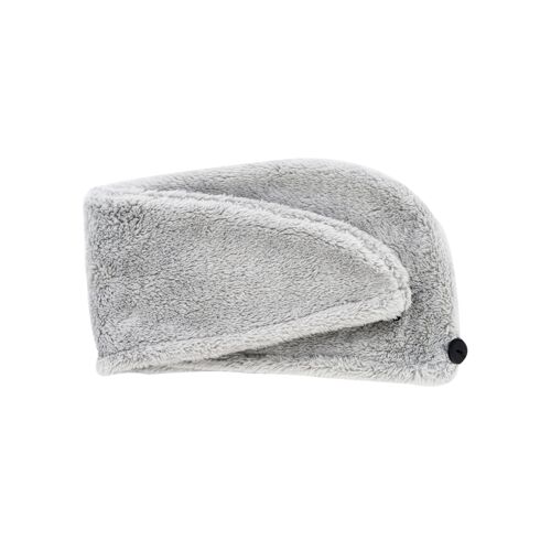 Hair Turban Towel - Grey