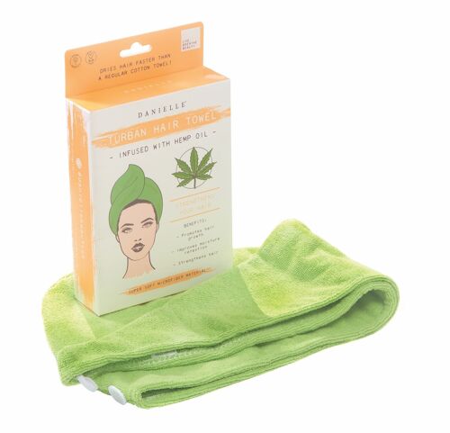 Hemp Oil Infused Hair Turban