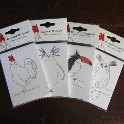 Magnetic Notepads A7 - Owl