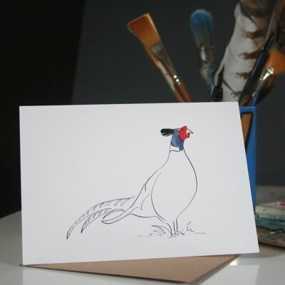 Tarjetas de faisán - Mr Pheasant