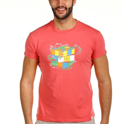 Camiseta Cubo Hombre The Time Of Bocha Nv1Crobik-Coral